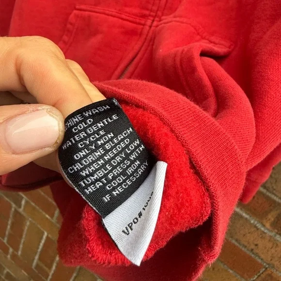 The Black Dog Red Kids Hoodie with Dog Graphic - Picture 7 of 7